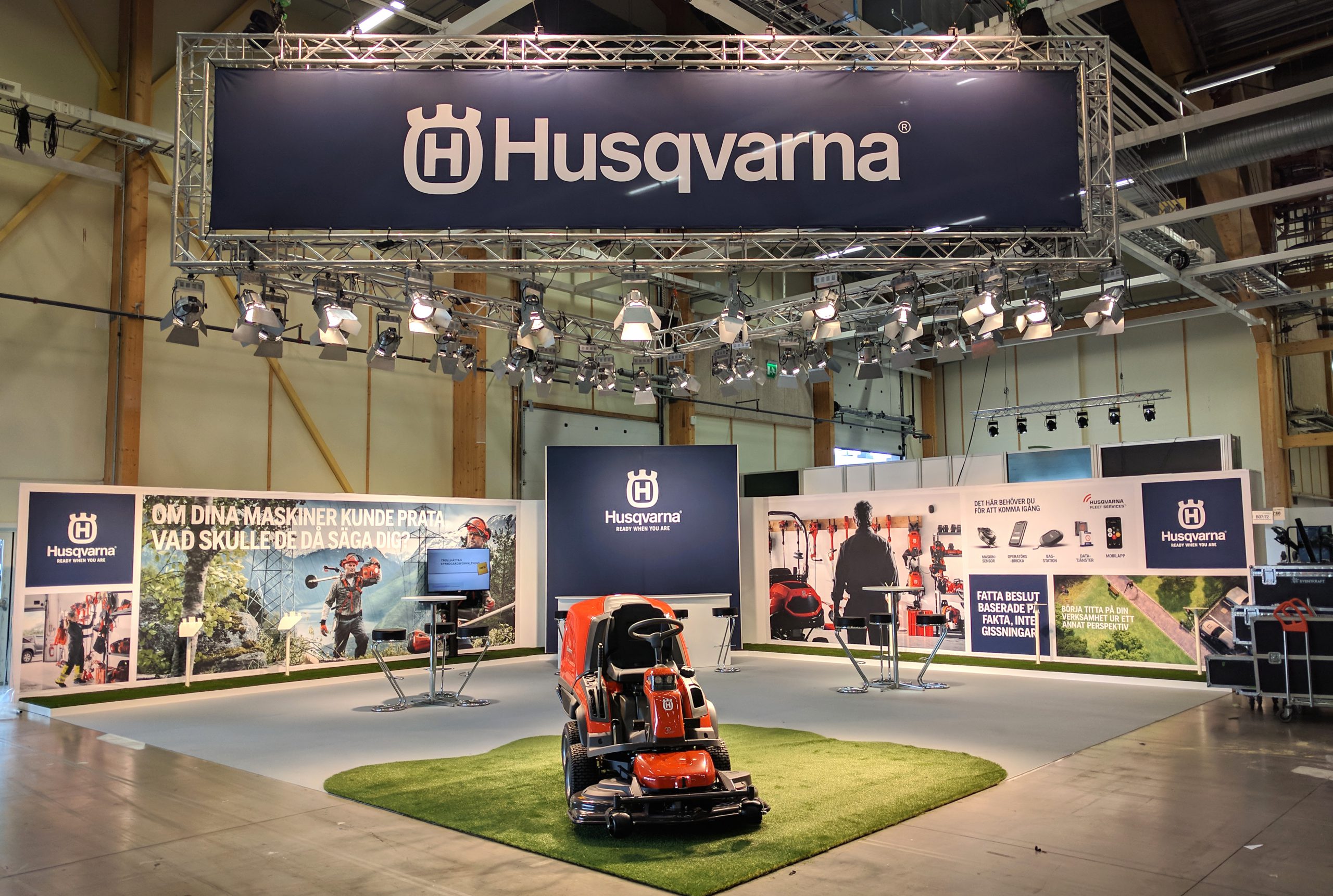 husqvarna scaled - I vår hyrshop finns all typ av utrustning till din monter. Kontakta oss för att höra mer om hur vi kan hjälpa dig.