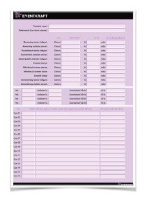 bild körschema mini - OBS! För att körschemat ska fungera optimalt krävs Microsoft Excel
