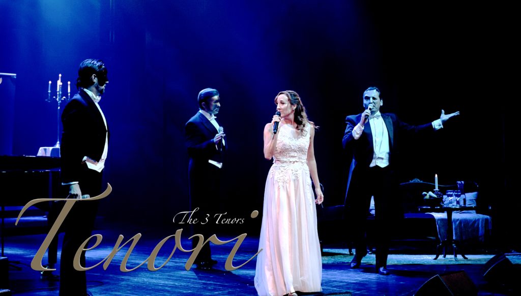 TENORI – The 3 Tenors - Den numera brittisk-svenska tenorgruppen TENORI har sedan 2003 gjort succé i Storbritannien och internationellt. Flera av TENORIs medlemmar har som soloartister uppträtt över hela världen och som ensemble har TENORI framträtt på bl a Codogan Hall i London, Aurora Opera House på Malta, Virgin Corporate, Dubai, Mustique island och the Royal Hall Harrogate. Repertoaren sträcker sig från opera, klassiska 3-tenorer hits som ”O sole mio” och ”Nessun dorma”, till musikal och filmmusik. TENORI framträder i såväl klassisk operatisk form, ackompanjerade av antingen orkester, stråkkvartett eller piano, som i en uppmickad pop-opera stil till professionellt arrangerade orkestrala backing tracks. Det som kanske framför allt varit utmärkande för TENORI är att man hela tiden kunnat presentera ”the real thing” – riktiga operasångare på internationell nivå med erfarenhet från opera- och konserthus, the West End, skivinspelningar och TV-produktioner, framträdanden för kungligheter, allmänheten och privata events, oavsett om det gällt arenakonserter, öppningsceremonier, bröllop eller företagevents. Tenori1 - Den numera brittisk-svenska tenorgruppen TENORI har sedan 2003 gjort succé i Storbritannien och internationellt. Flera av TENORIs medlemmar har som soloartister uppträtt över hela världen och som ensemble har TENORI framträtt på bl a Codogan Hall i London, Aurora Opera House på Malta, Virgin Corporate, Dubai, Mustique island och the Royal Hall Harrogate. Repertoaren sträcker sig från opera, klassiska 3-tenorer hits som ”O sole mio” och ”Nessun dorma”, till musikal och filmmusik. TENORI framträder i såväl klassisk operatisk form, ackompanjerade av antingen orkester, stråkkvartett eller piano, som i en uppmickad pop-opera stil till professionellt arrangerade orkestrala backing tracks. Det som kanske framför allt varit utmärkande för TENORI är att man hela tiden kunnat presentera ”the real thing” – riktiga operasångare på internationell nivå med erfarenhet från opera- och konserthus, the West End, skivinspelningar och TV-produktioner, framträdanden för kungligheter, allmänheten och privata events, oavsett om det gällt arenakonserter, öppningsceremonier, bröllop eller företagevents.