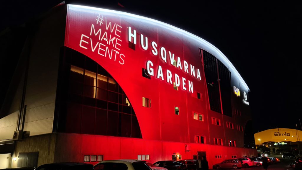 Invigning av ishockey-arena