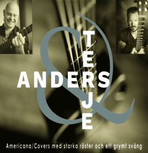 Omslag2021 kopia - Anders & Terje är en grymt svängig duo som först och främst sätter känslan, svänget och uttrycket i centrum med en stark prägel av Americana. Med Terje Ökshei´s starka stämma i förgrunden och Anders Ådins egensinniga och svängiga gitarrspel som fundament.
Med helt olika bakgrunder så som Indiepop och folkmusik möttes duon i Americana-musiken och fann ganska så snabbt ett eget uttryck och sound. Här blandas alltifrån Mumford & Sons, Avicii, Dylan till Darell Scott och Chris Stapleton i ett egensinnigt och personligt tolkat program. Jag vill veta mer