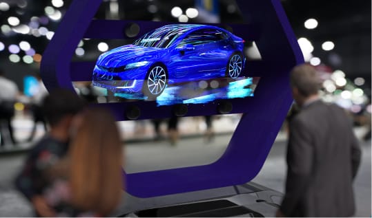 hologram bil - eCarExpo 2025 pågår mellan 4-6 april.