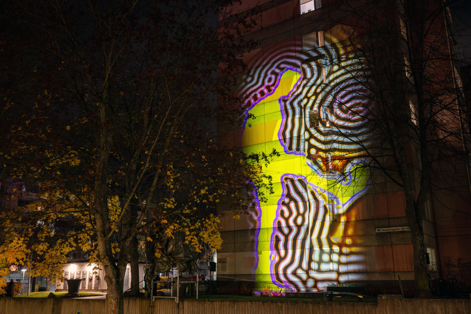 humanlightsfestival DSC 8496 - Ljusfestivalen Human Lights i Jönköping är en internationell sammankomst för ljus- och ljudkonst som äger rum på Råslätt. Festivalen fokuserar på att skapa en känsla av gemenskap genom platsspecifika konstverk som integreras i den urbana miljön och naturen. Konstverken skapas av internationella konstnärer i samarbete med lokalbefolkningen, inklusive barn och unga, genom workshops och interaktiva installationer. Initiativtagare och konstnärlig ledare är Dulce Ahlberg känd från projektet Island of Light i Smögen.