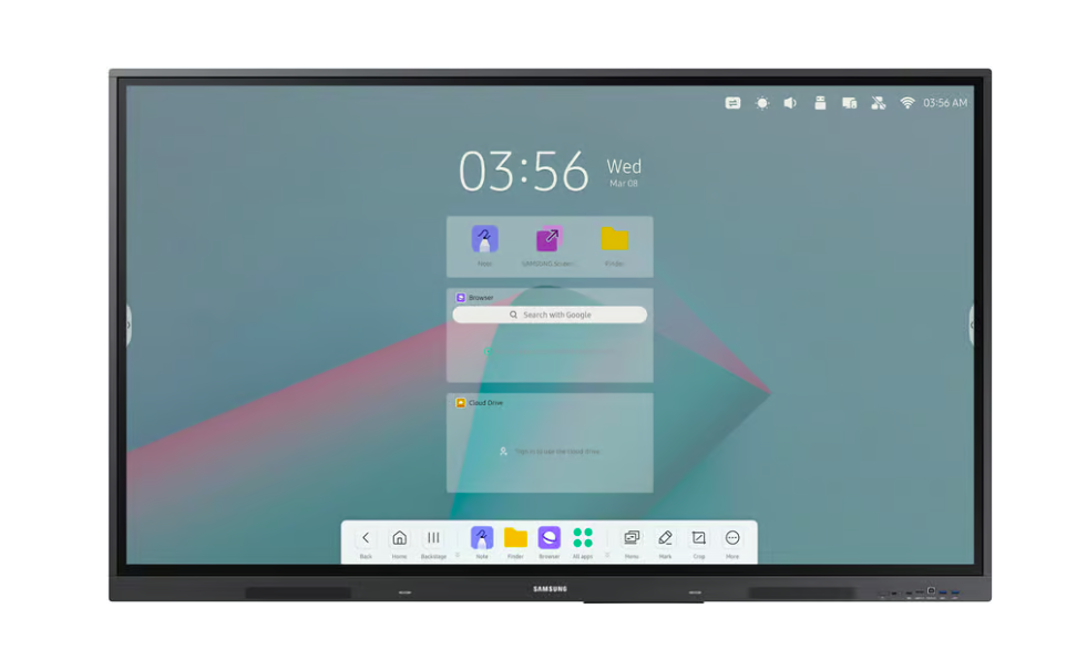 65" SAMSUNG FLIP WAC MED TOUCHFUNKTION - Samsung Interactive Display WA65C WAC Series - 65" LED-bakgrundsbelyst LCD-skärm - 4K - med pekskärm (multitouch) samsung 65 touch