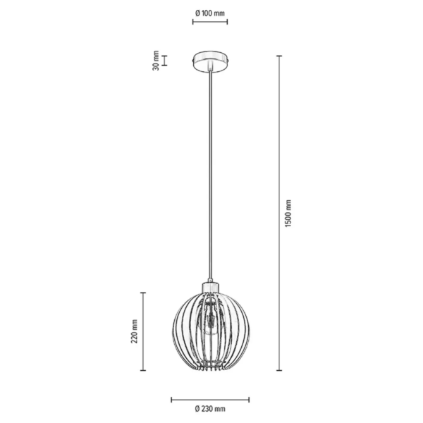 clay hängande lampa björkplywoodplywood